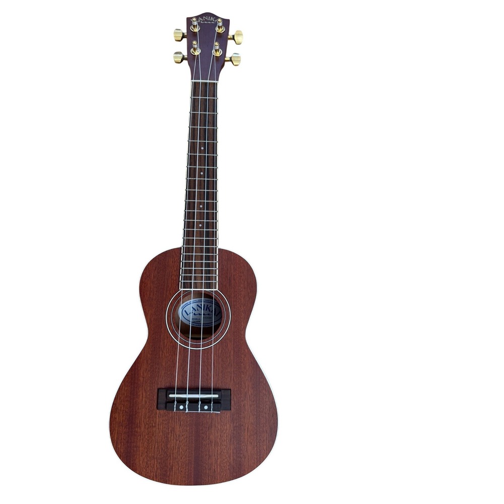 Lanikai Mahogany Concert‎ Ukulele LU22C w/ NEW Gig Bag 23" Gloss Natural